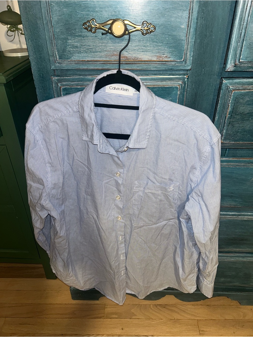 Calvin Klein Light Blue Button-Down Shirt